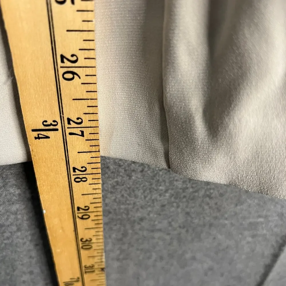 GRAVER Susan Graver LK Fusion 3/4 Slv Cutaway Hem Blazer Sandstone, Size 1X